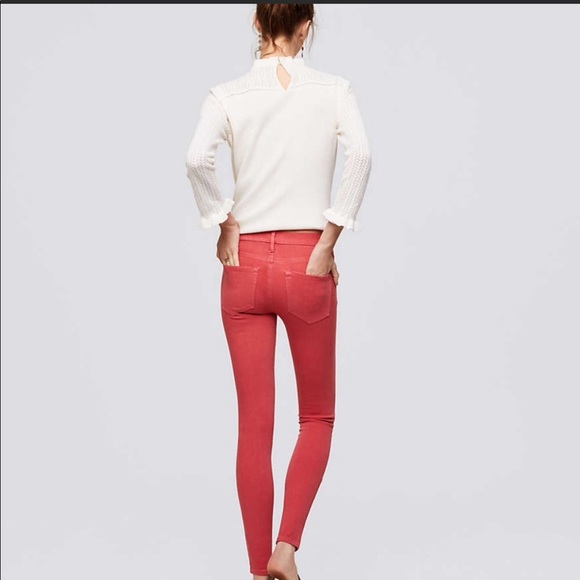 Ann Taylor Loft 4 ways stretch denim leggings - Picture 1 of 8